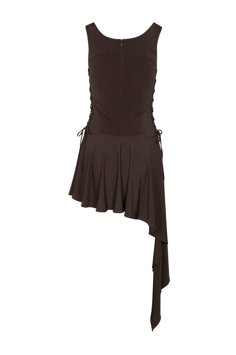 IMOGENE DRESS - CHOCOLATE 3