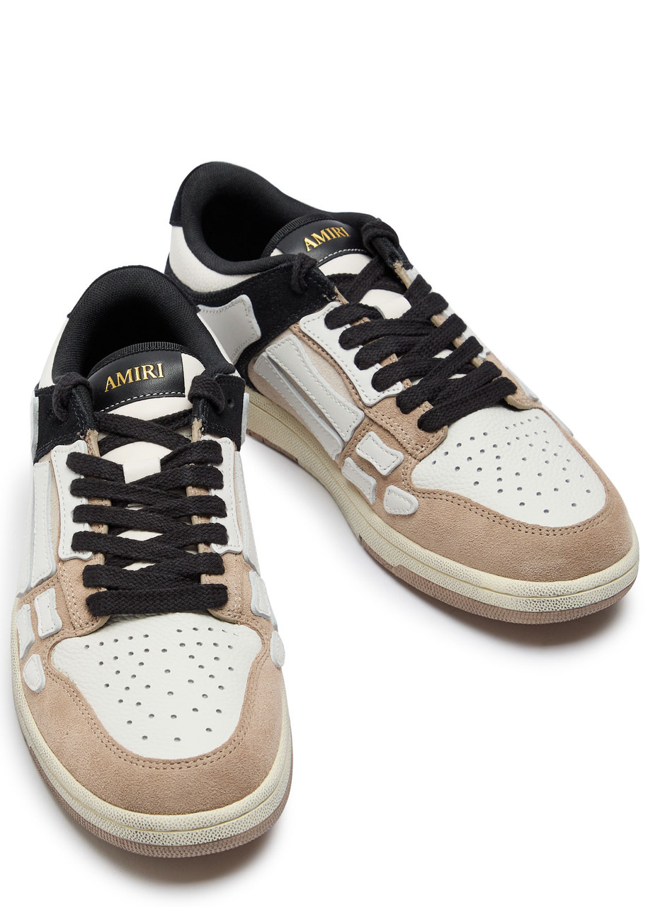 Amiri Skel Top Low Panelled Suede Sneakers - 3