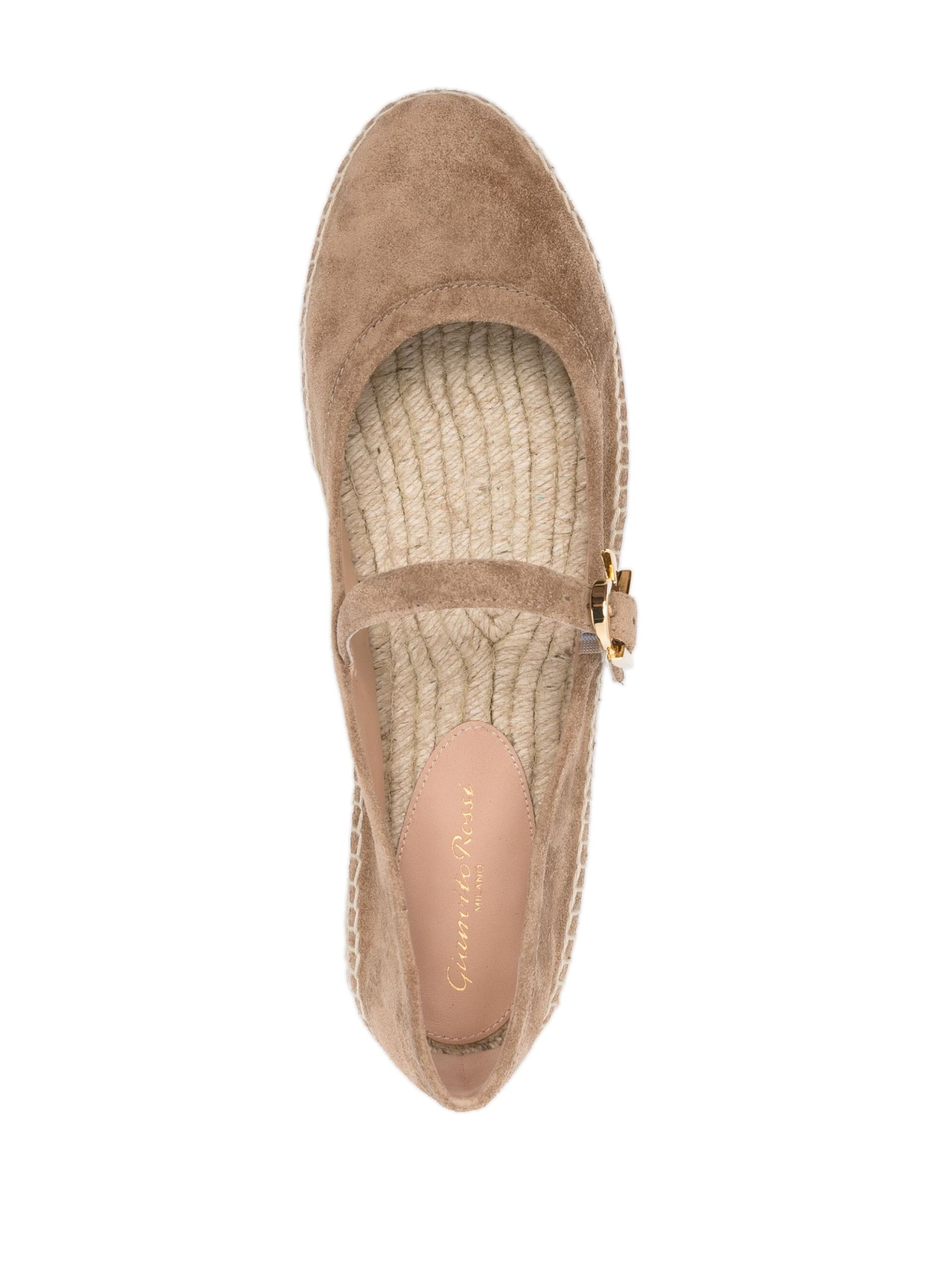 Brown Elda Suede Espadrilles - 4