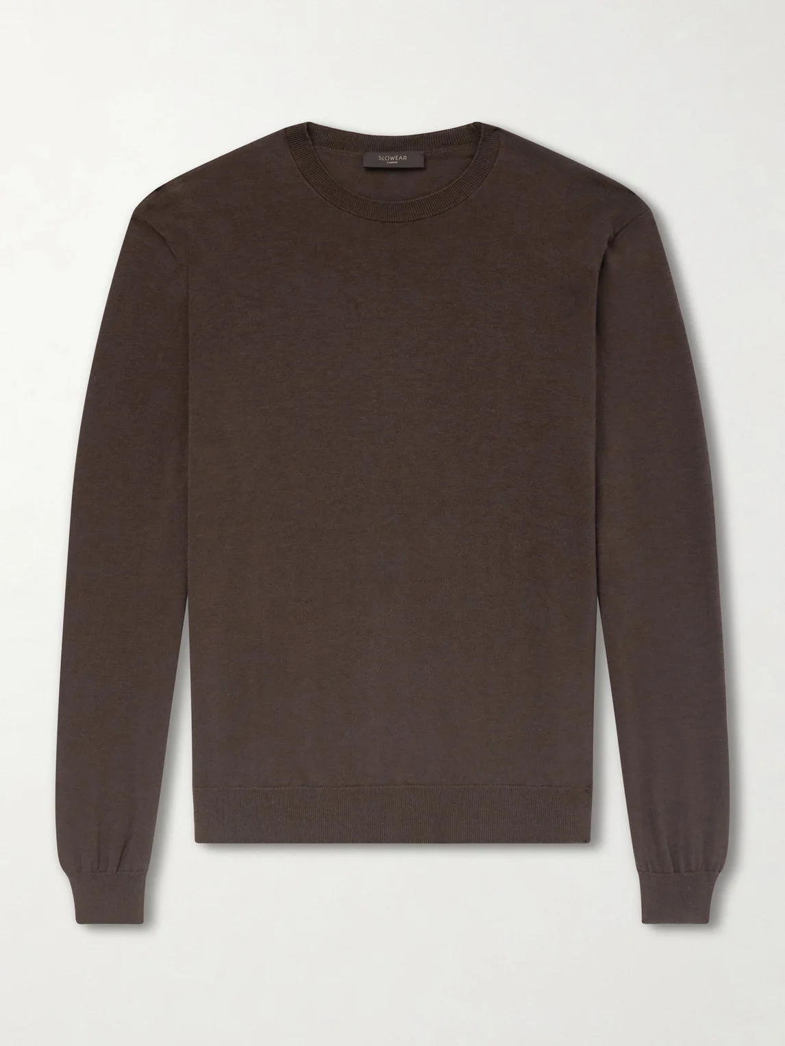 Cotton and Silk-Blend Sweater - 1