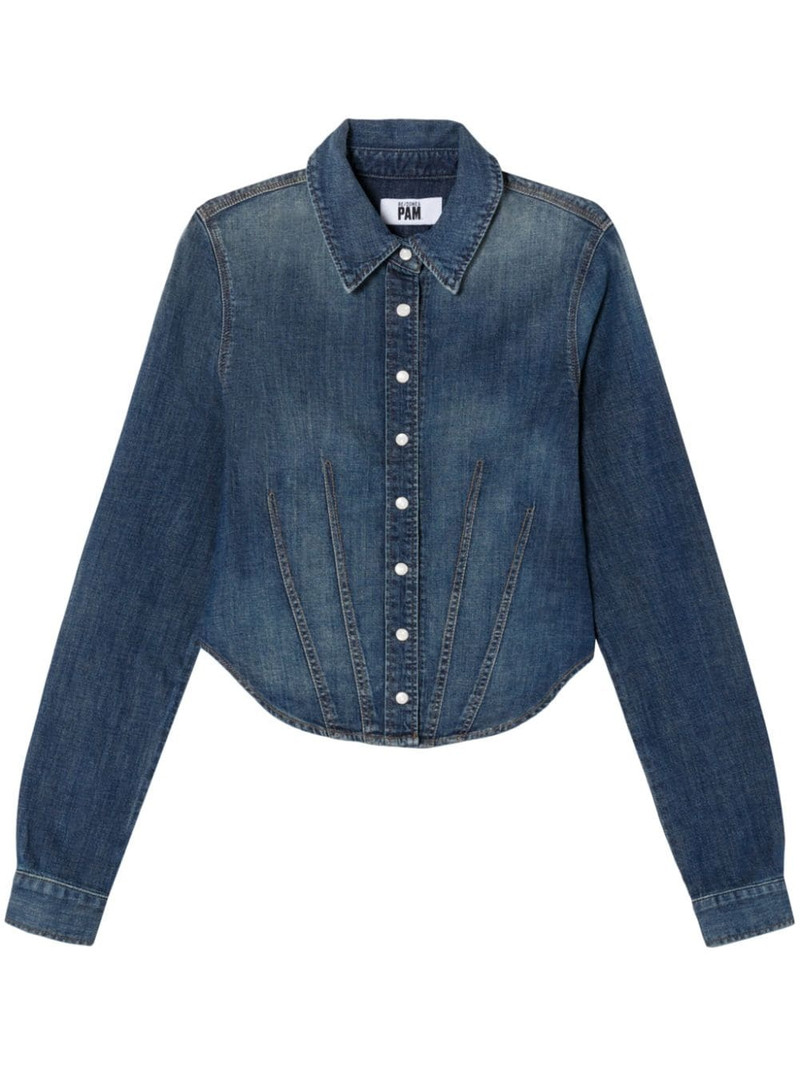 x Pamela Anderson denim shirt 1