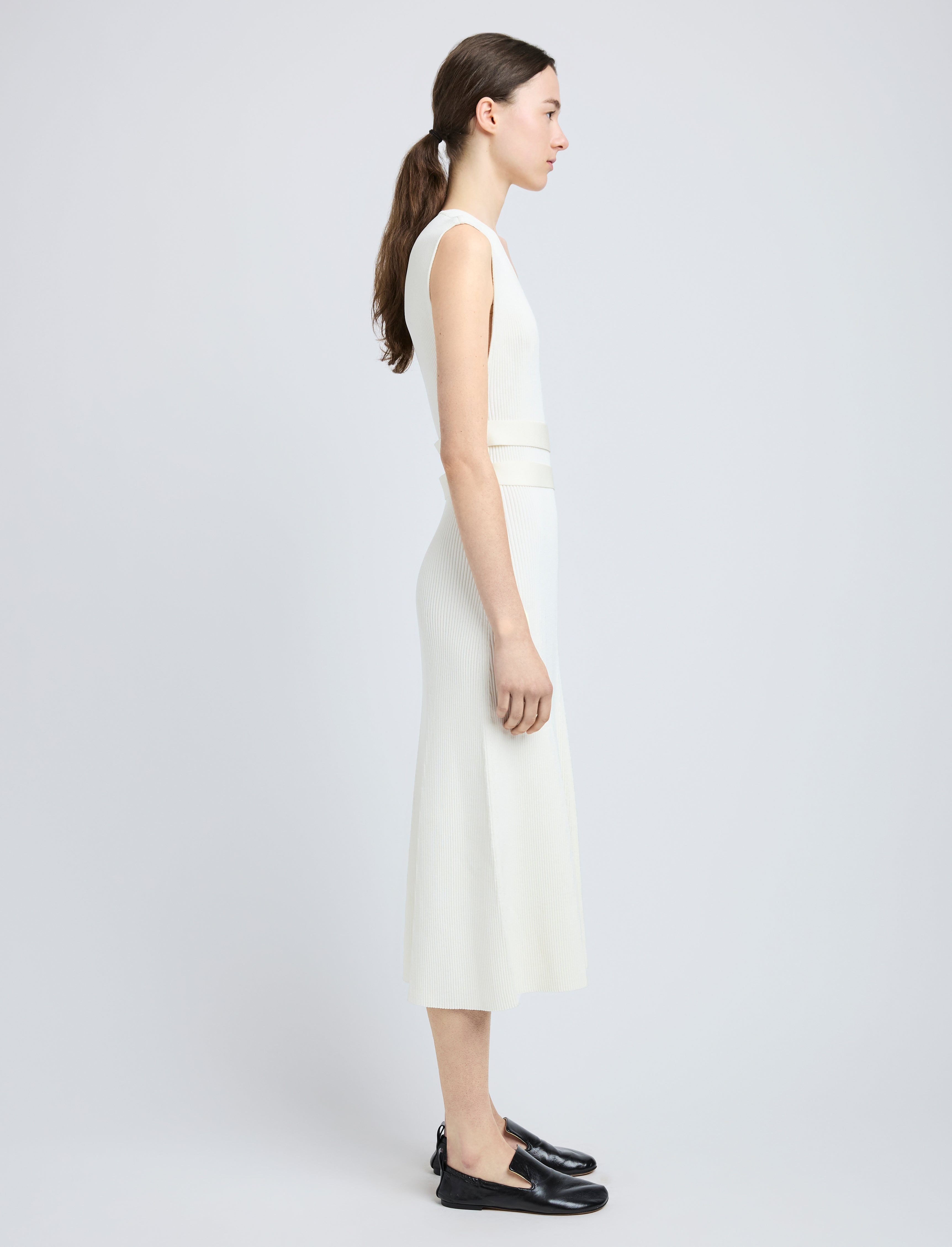 Madeline Dress in Rib Knit - 3