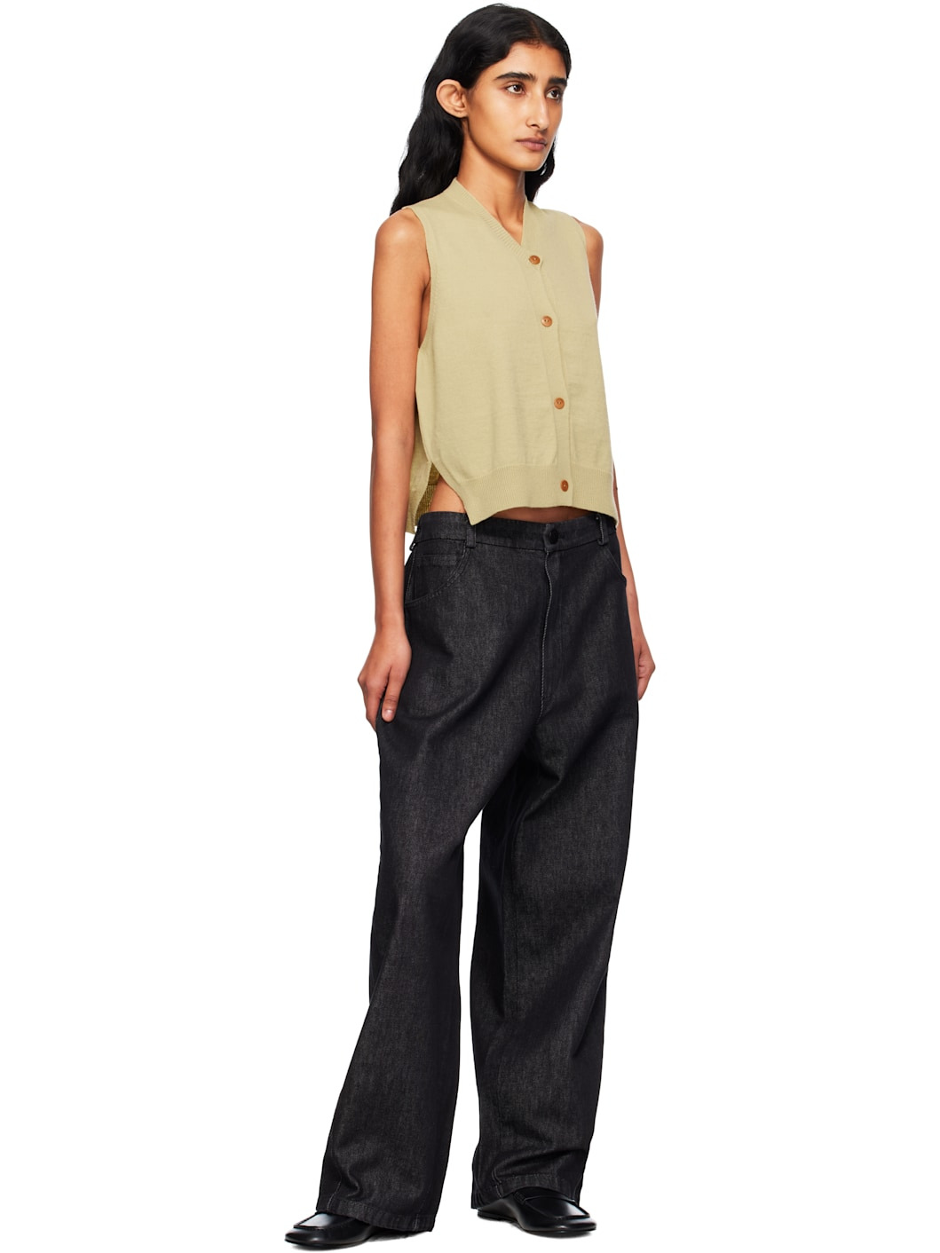 Black Straight Jeans - 4