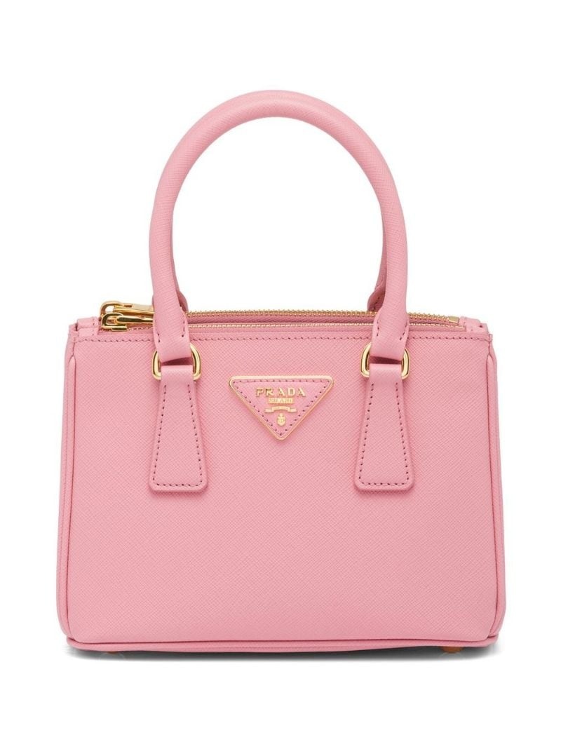 トートバッグ PRADA GALLERIA MICRO TOTE BAG Black Prada Galleria Saffiano Leather Micro Bag | PRADA