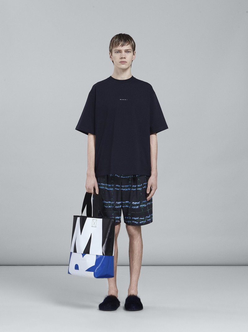 Marni TRIBECA LOGO SHOPPING BAG outlook