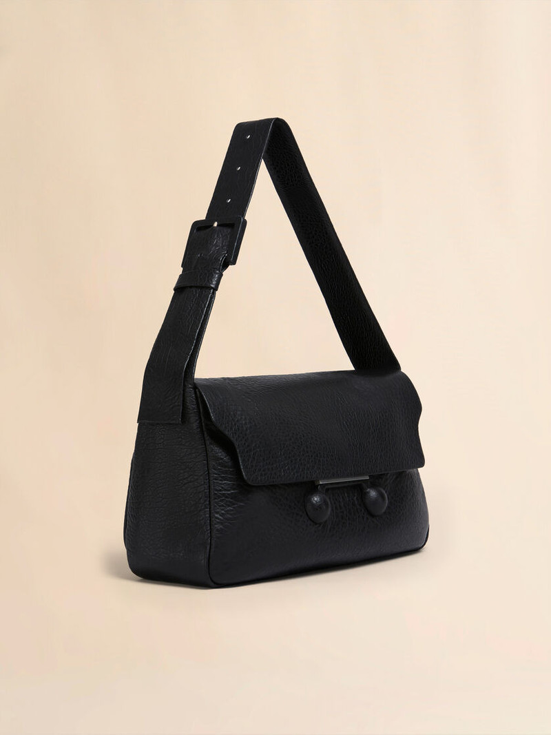 BLACK NAPPA EXTRA LARGE TRUNKAROO SOFT BAG 5