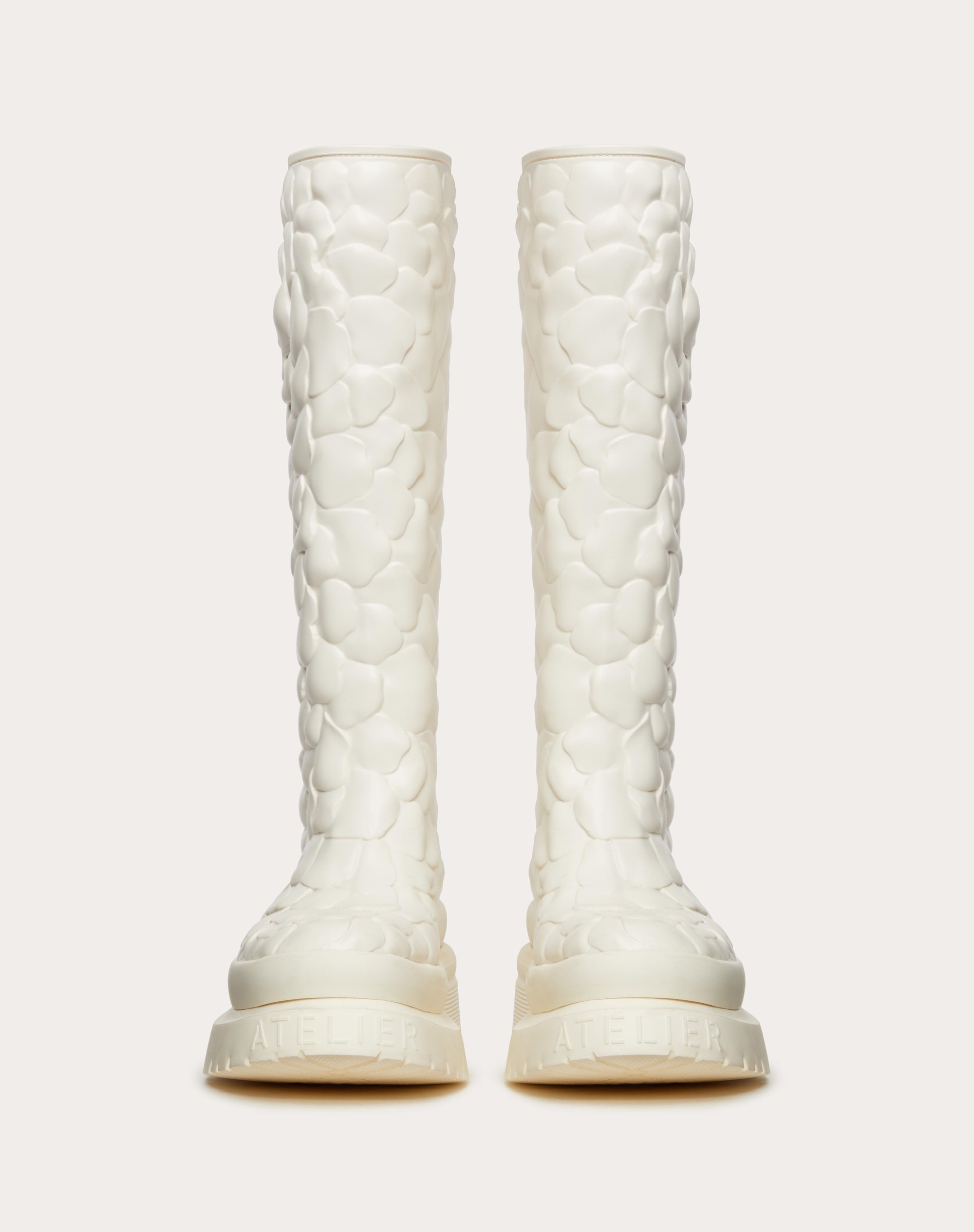 VALENTINO GARAVANI ATELIER SHOES 03 ROSE EDITION RUBBER BOOT 50 MM - 4
