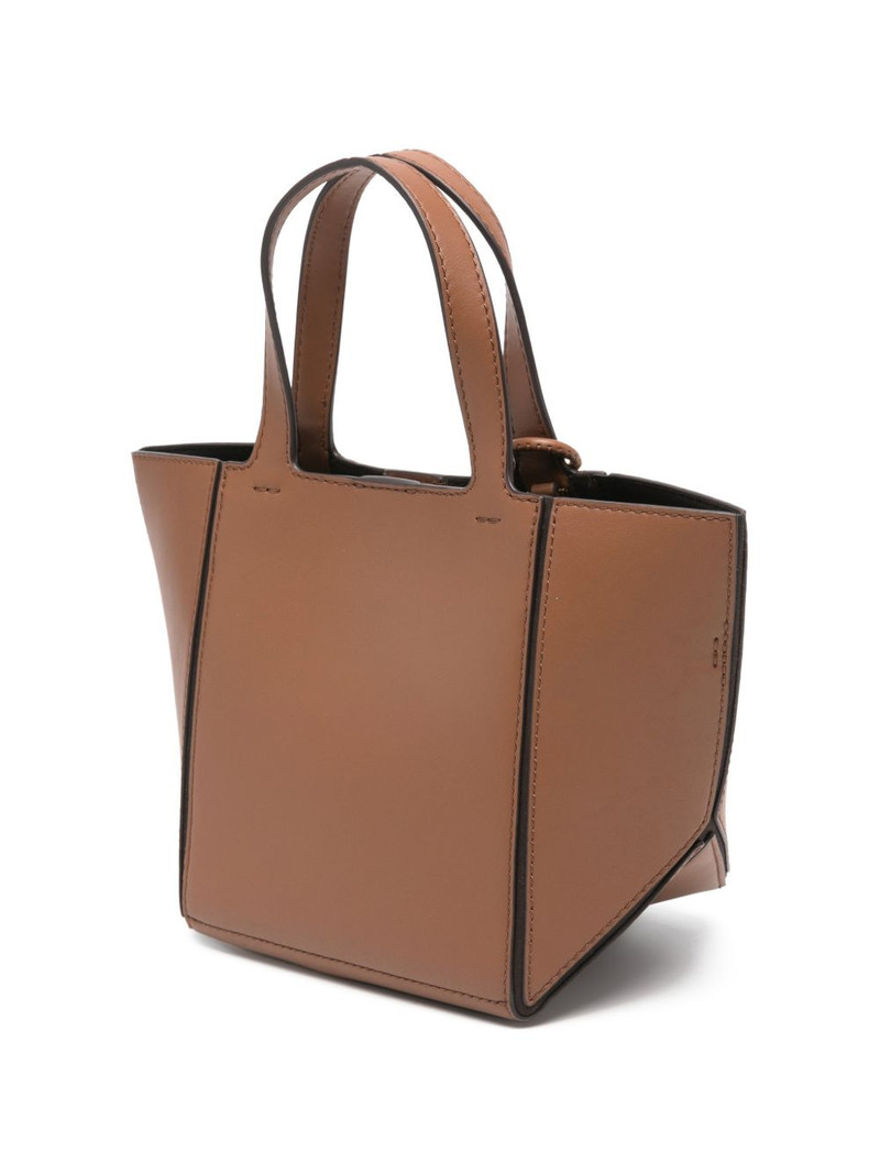 Jordi logo-charm tote bag 3