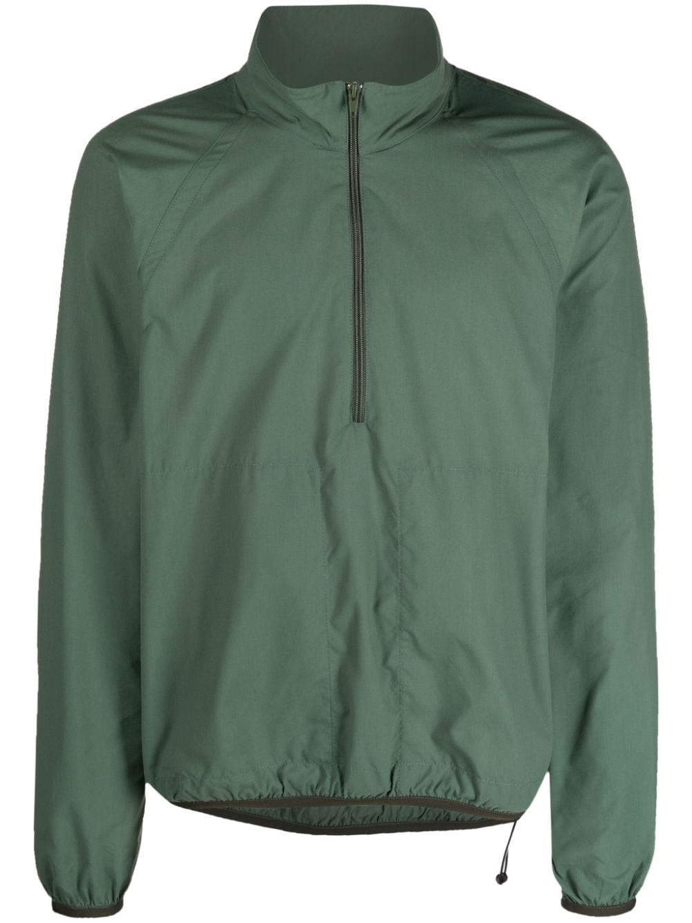stand-up collar windbreaker jacket - 1
