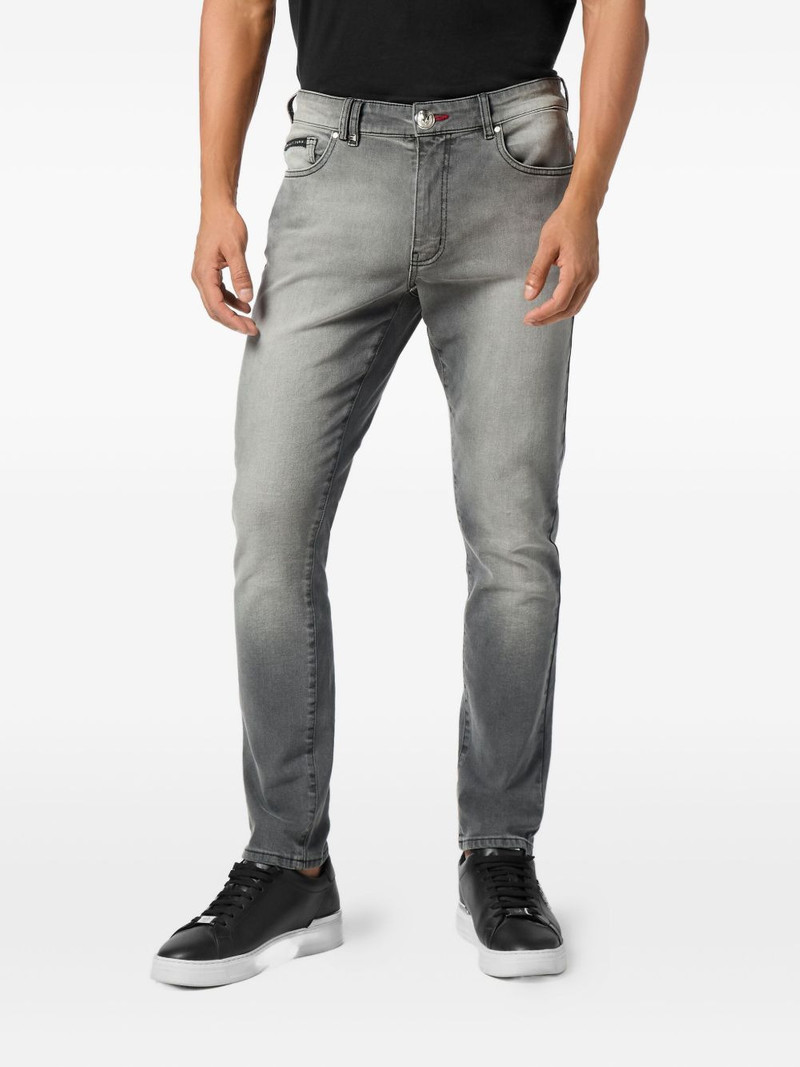 PHILIPP PLEIN logo-plaque jeans outlook