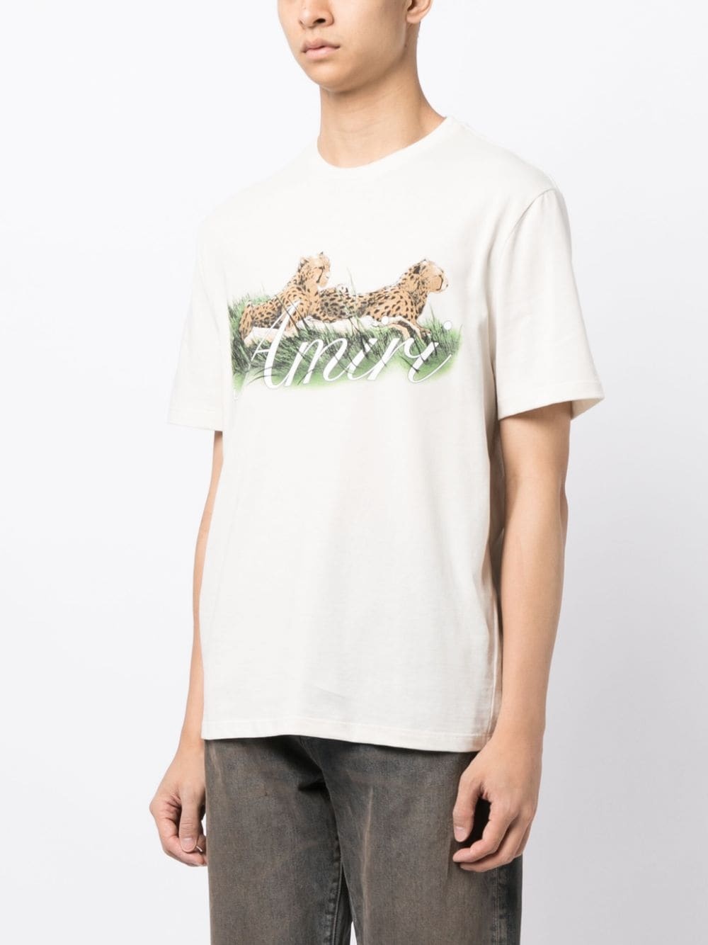 Cheetah-print cotton T-shirt - 3