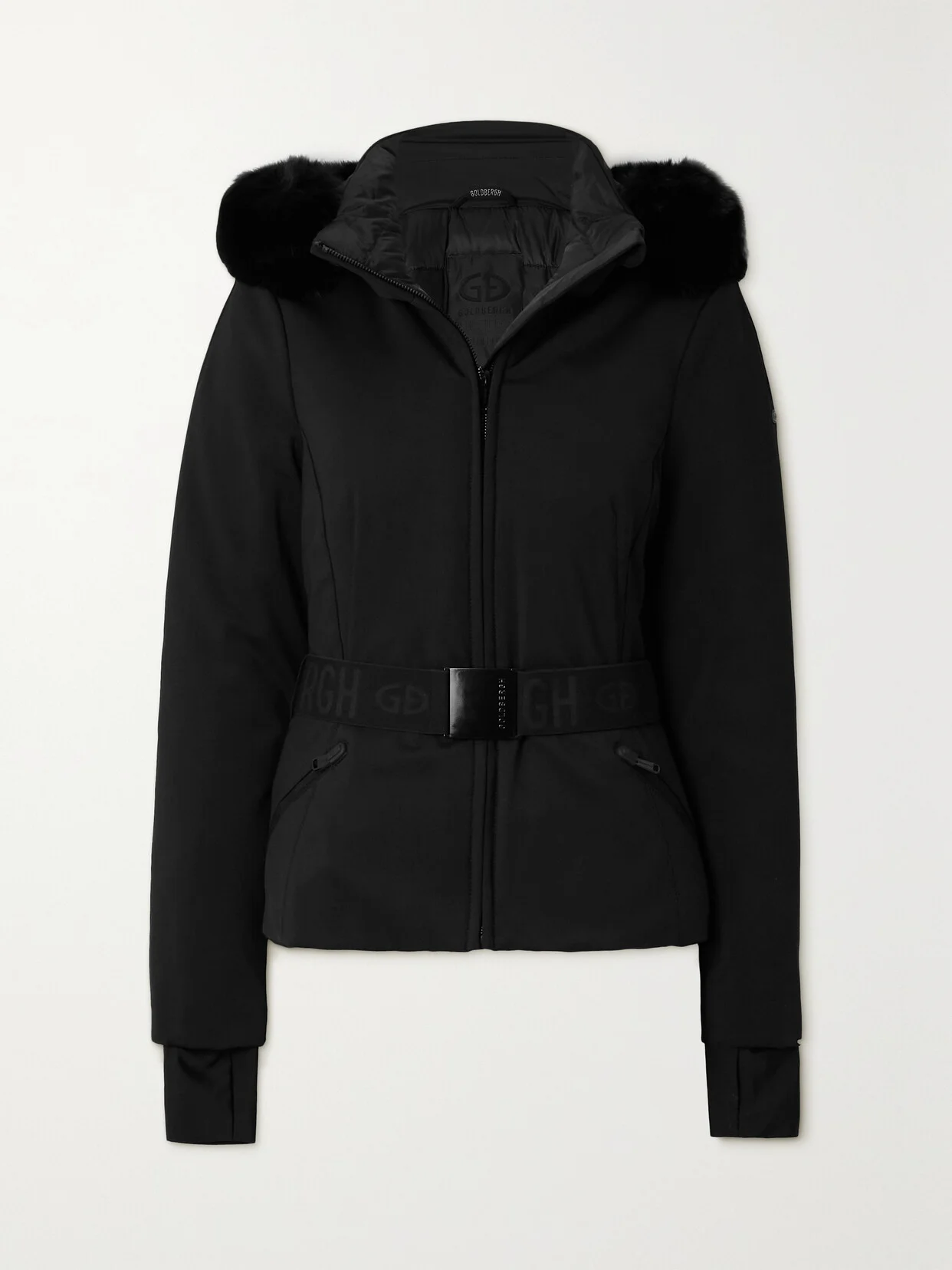 Hida Faux Fur-trimmed Hooded Ski Jacket - 1