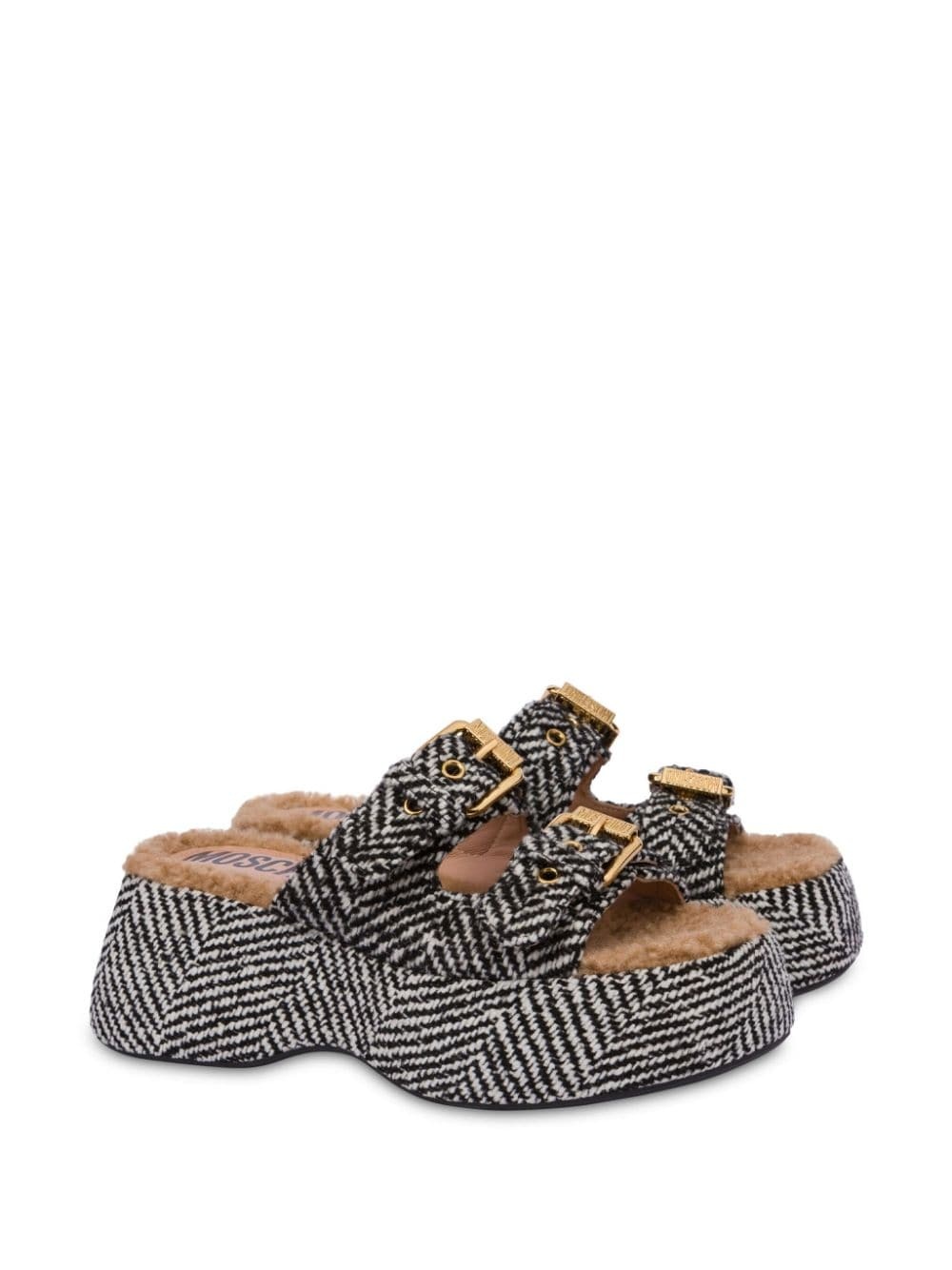 buckled platform sandals - 2