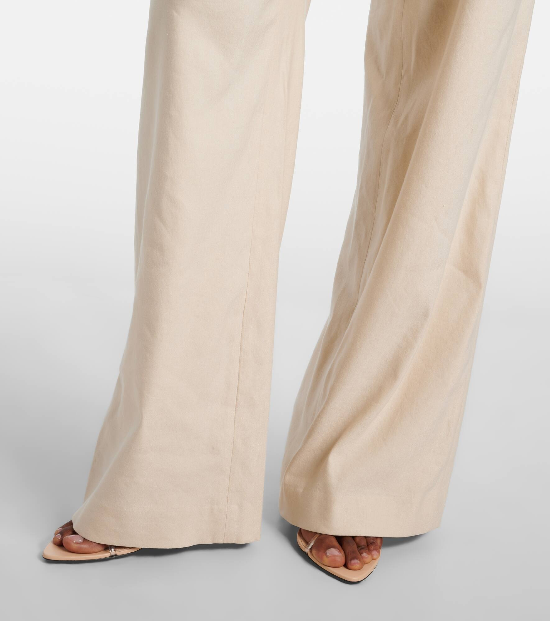 Bristol linen-blend wide-leg pants - 6