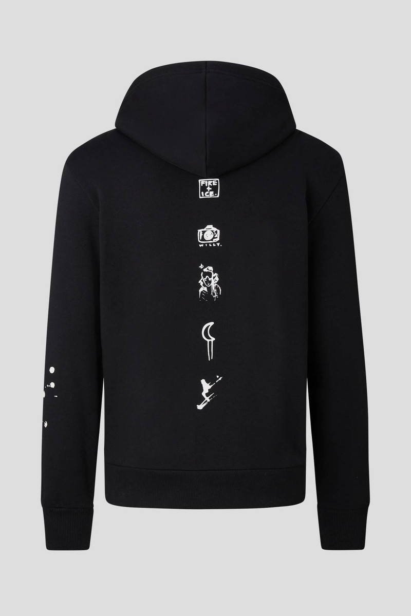 BOGNER COVELL SWEATSHIRT HOODIE  IN BLACK outlook