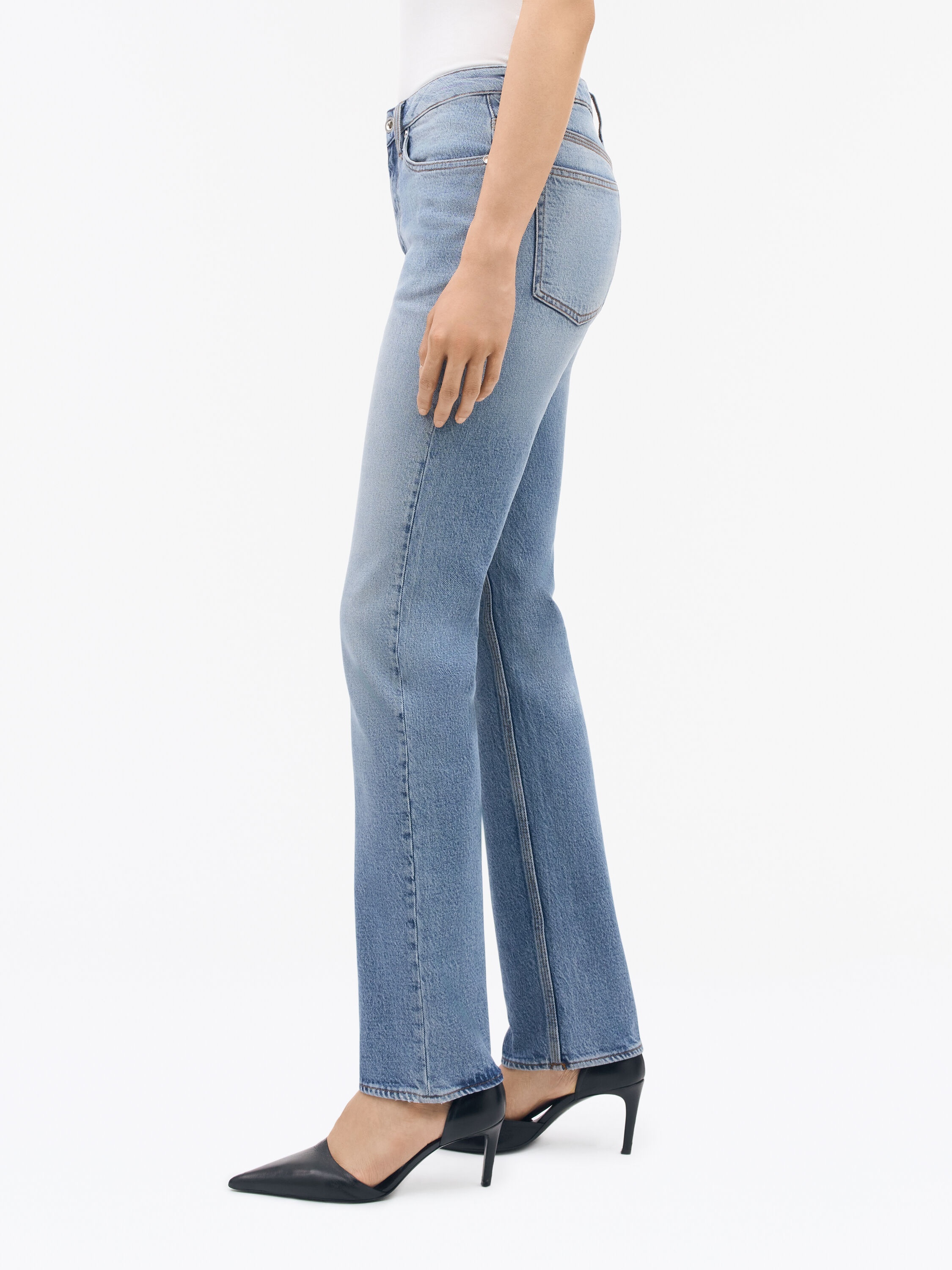 Maggie Slim Straight Jeans - 2