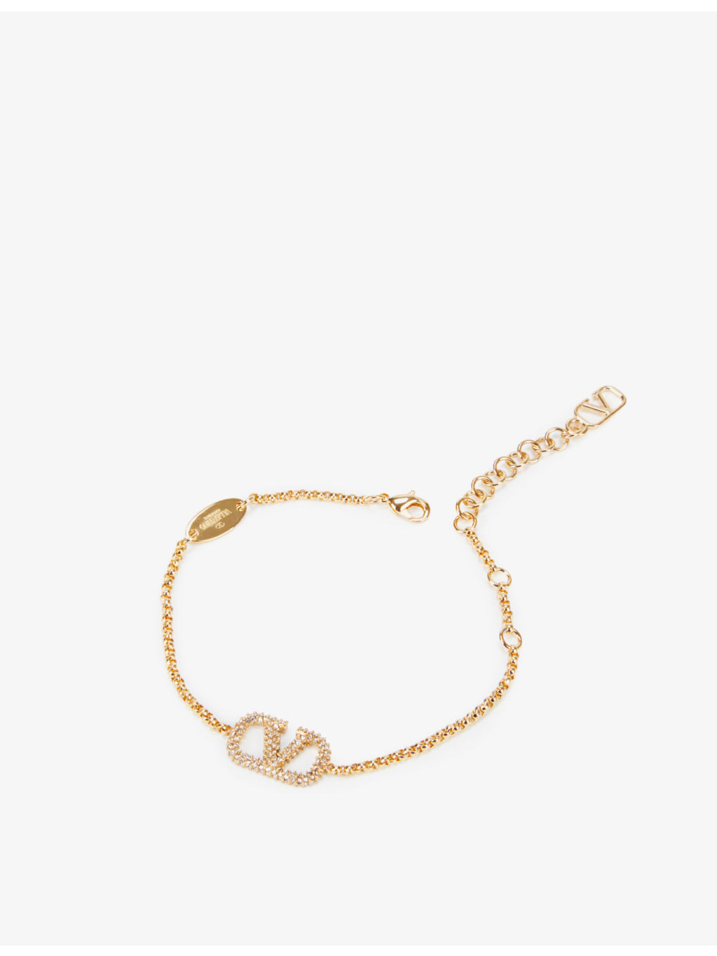 VLOGO gold-plated brass chain bracelet - 3