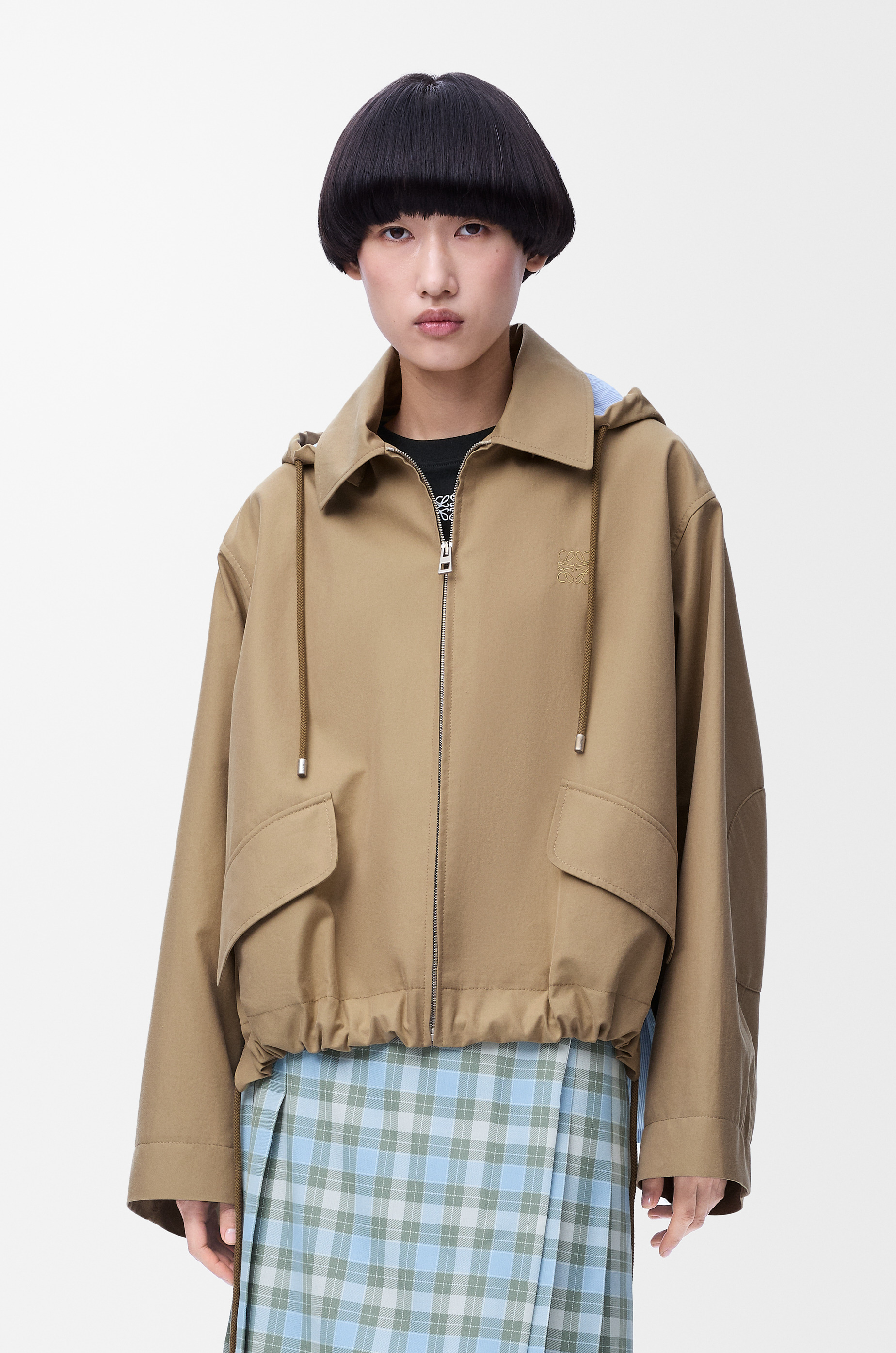 Hooded parka in cotton - 3