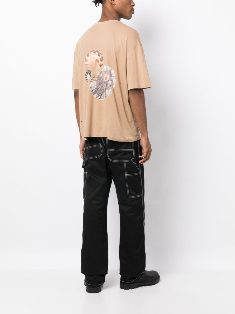 Song for the Mute logo-print cotton T-shirt outlook
