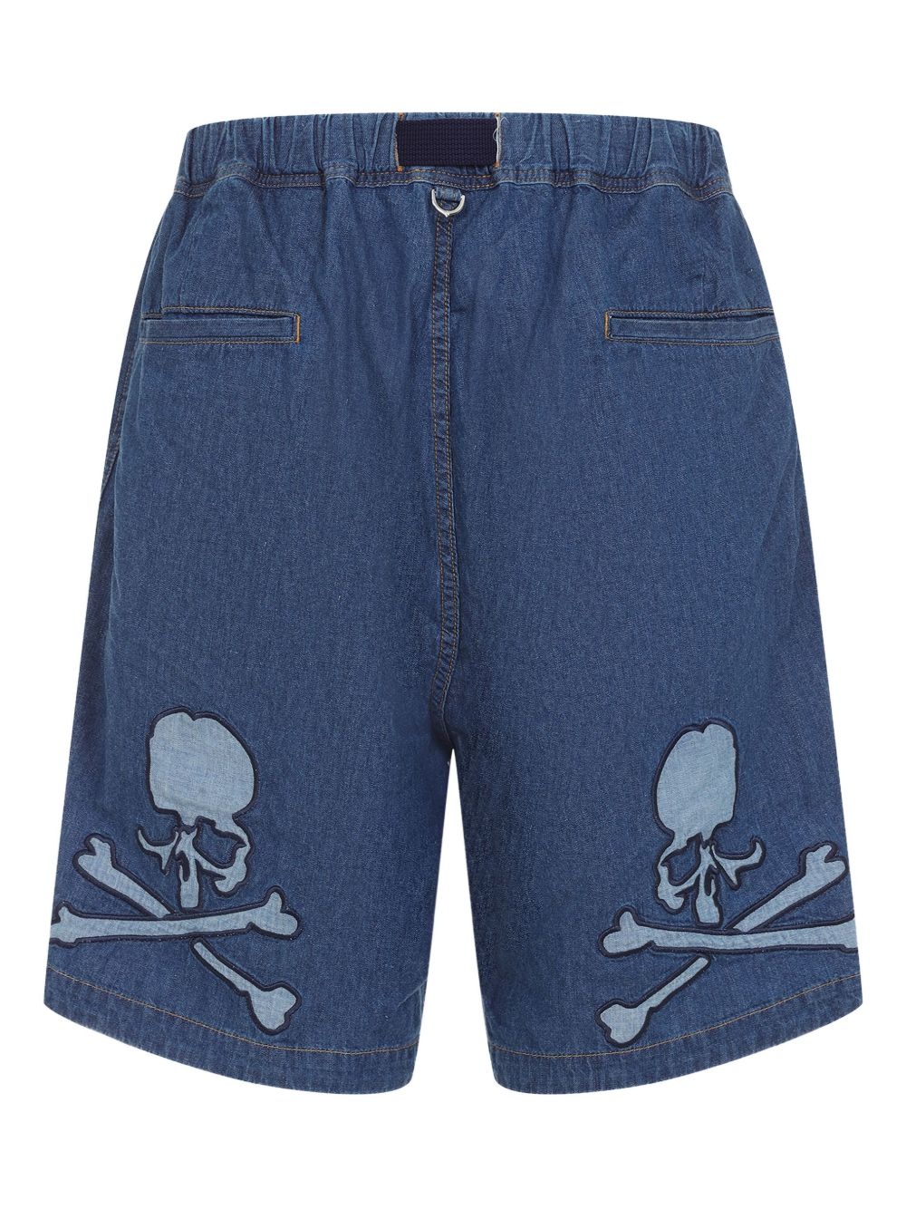 denim cotton shorts - 2