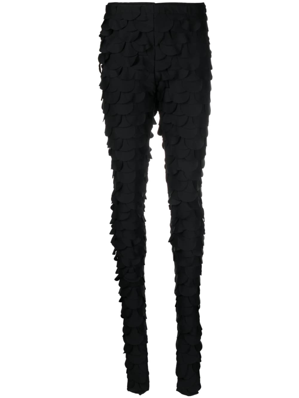 layered skinny trousers - 1
