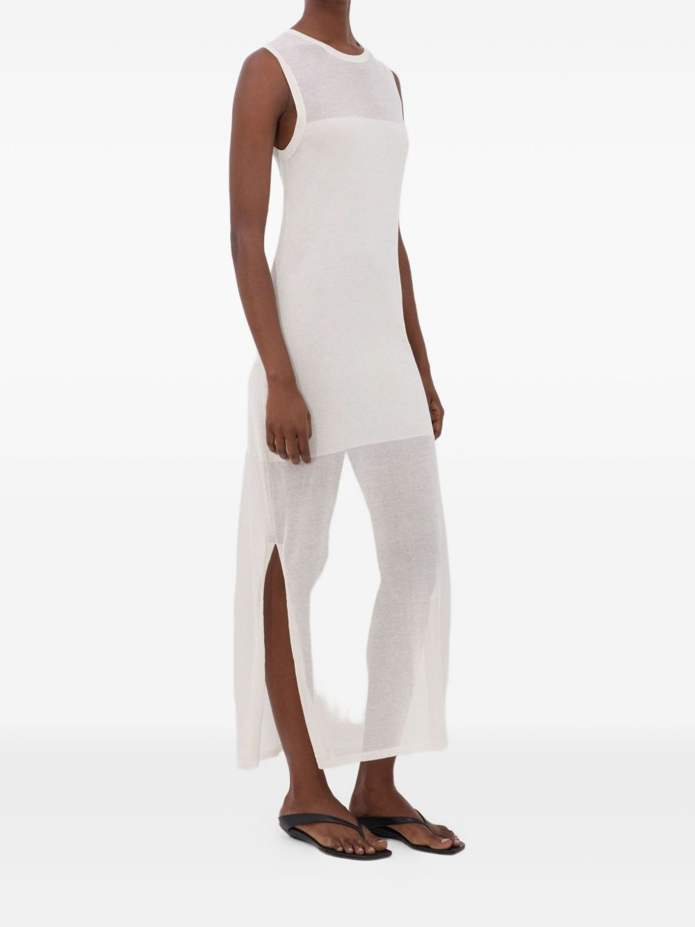 Philae side-vents midi dress - 3