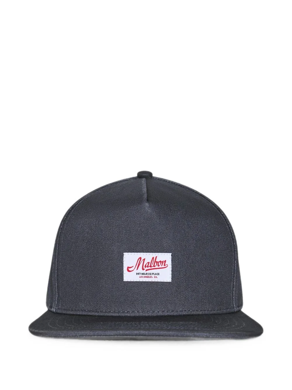 Benchmark logo-patch cotton cap - 1
