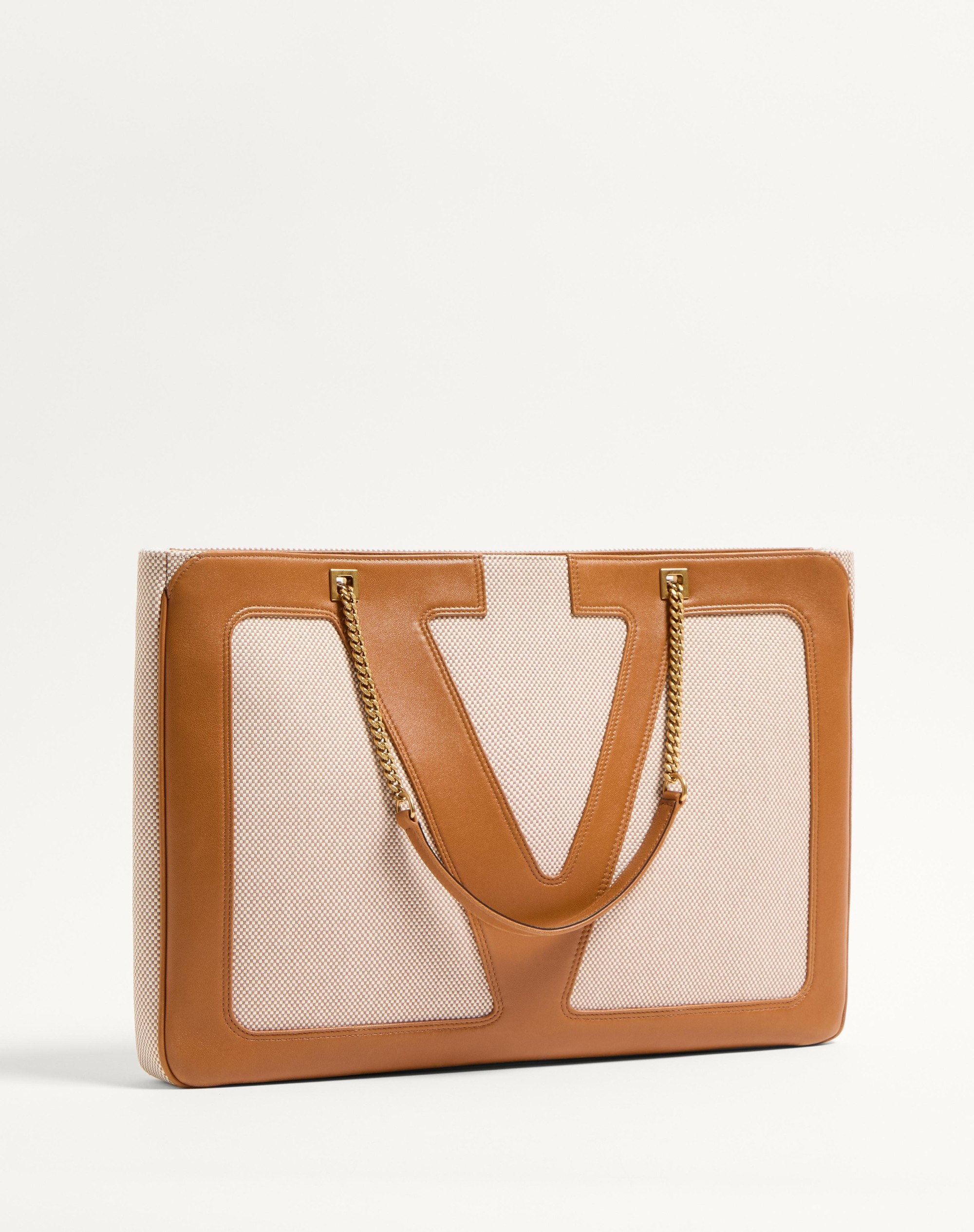 VALENTINO GARAVANI VIVA SUPERSTAR LARGE CANVAS SHOPPING BAG - 3