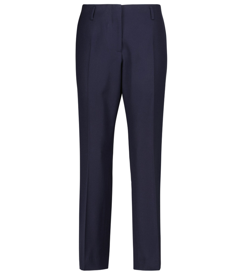Mid-rise straight pants 1