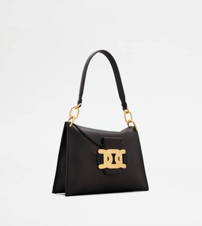 Tod's KATE SHOULDER BAG IN LEATHER SMALL - BLACK outlook