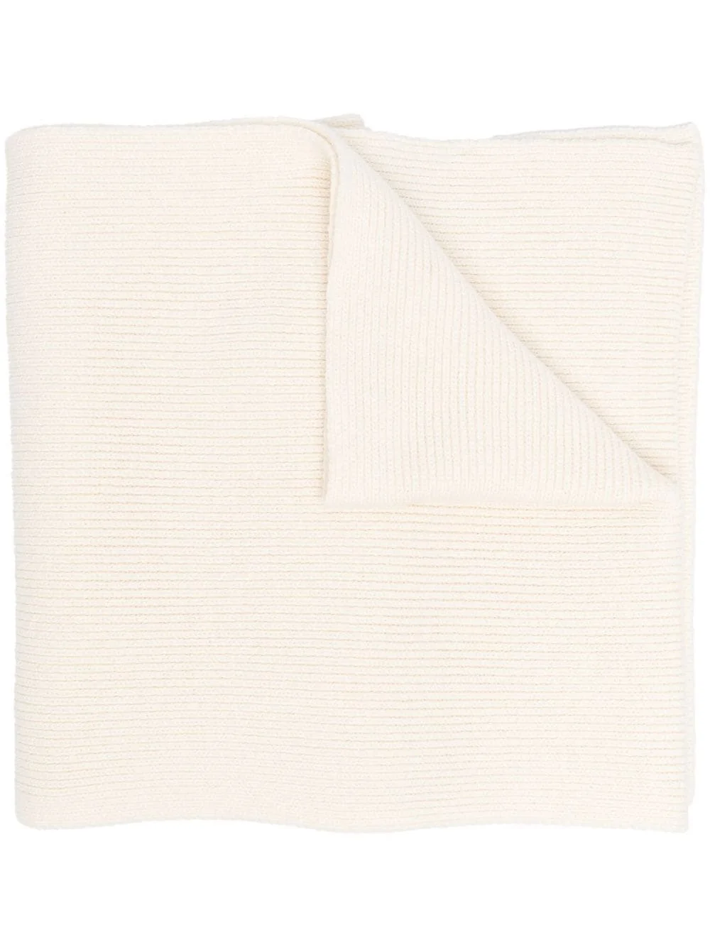 ribbed-knit scarf - 1