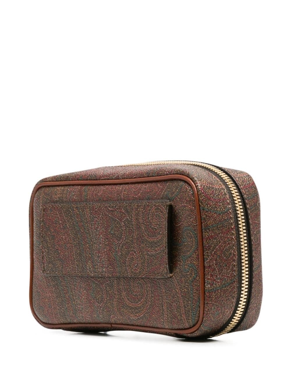 logo-plaque paisley belt bag - 4