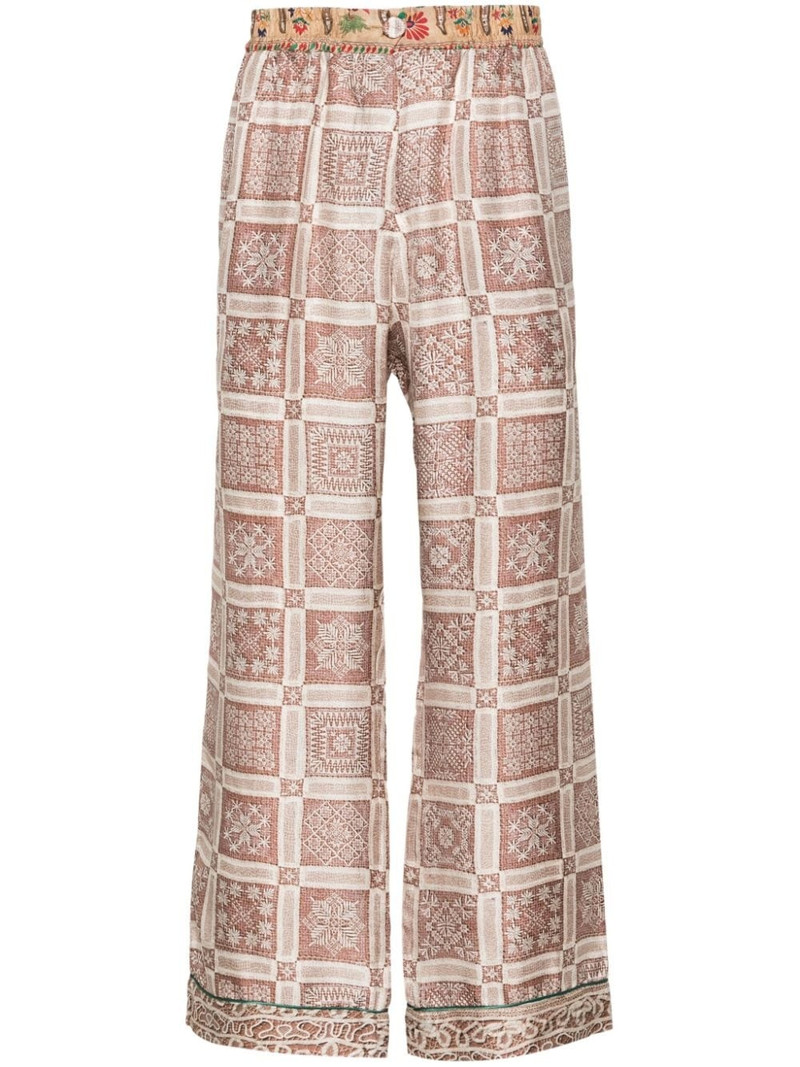 Aloe silk trousers 1