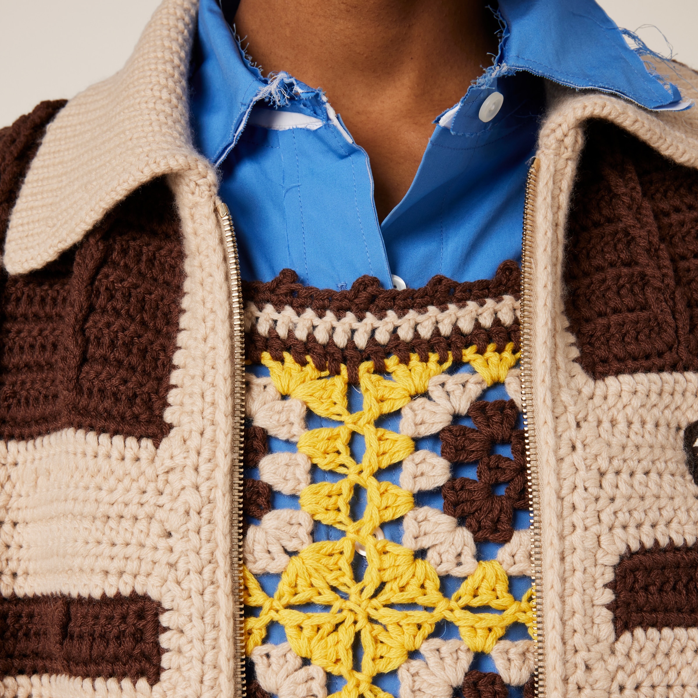 Crochet cashmere top - 4