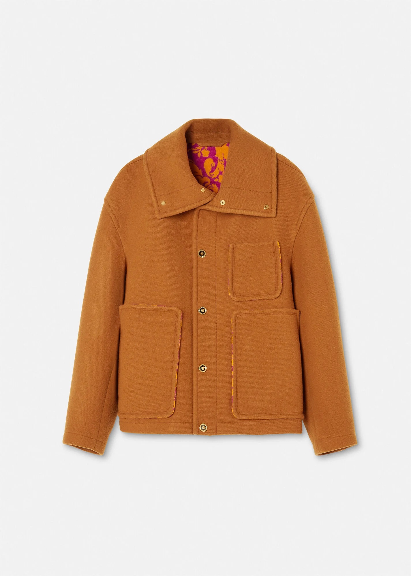 Barocco Silhouette Jacquard Jacket - 1