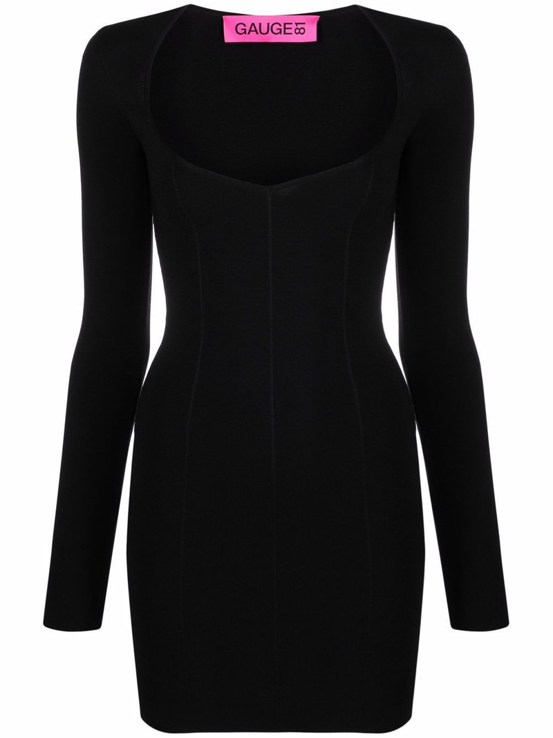 Villar long-sleeve mini dress 1