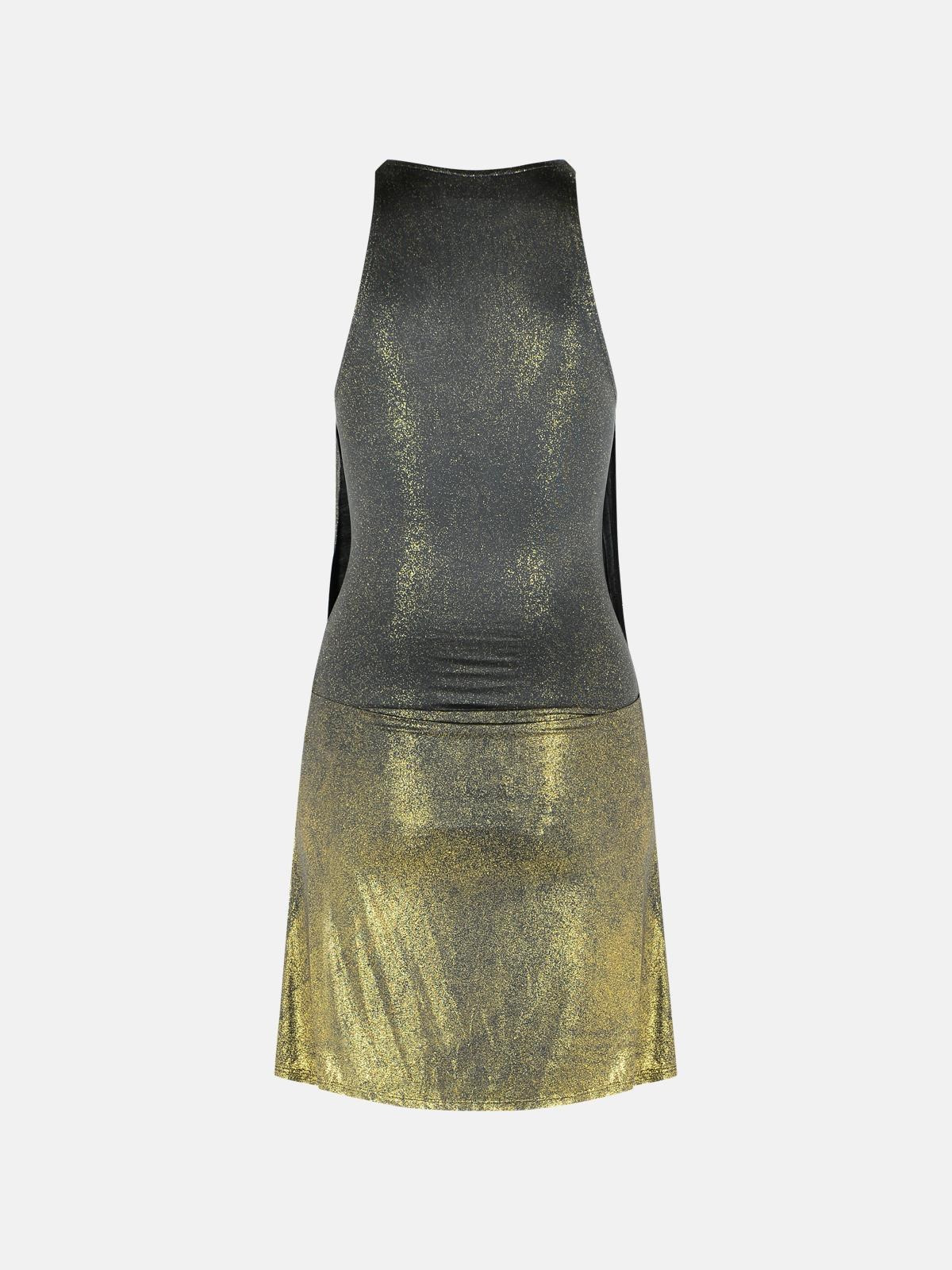 GRAPHITE ACETATE BLEND DRESS - 3