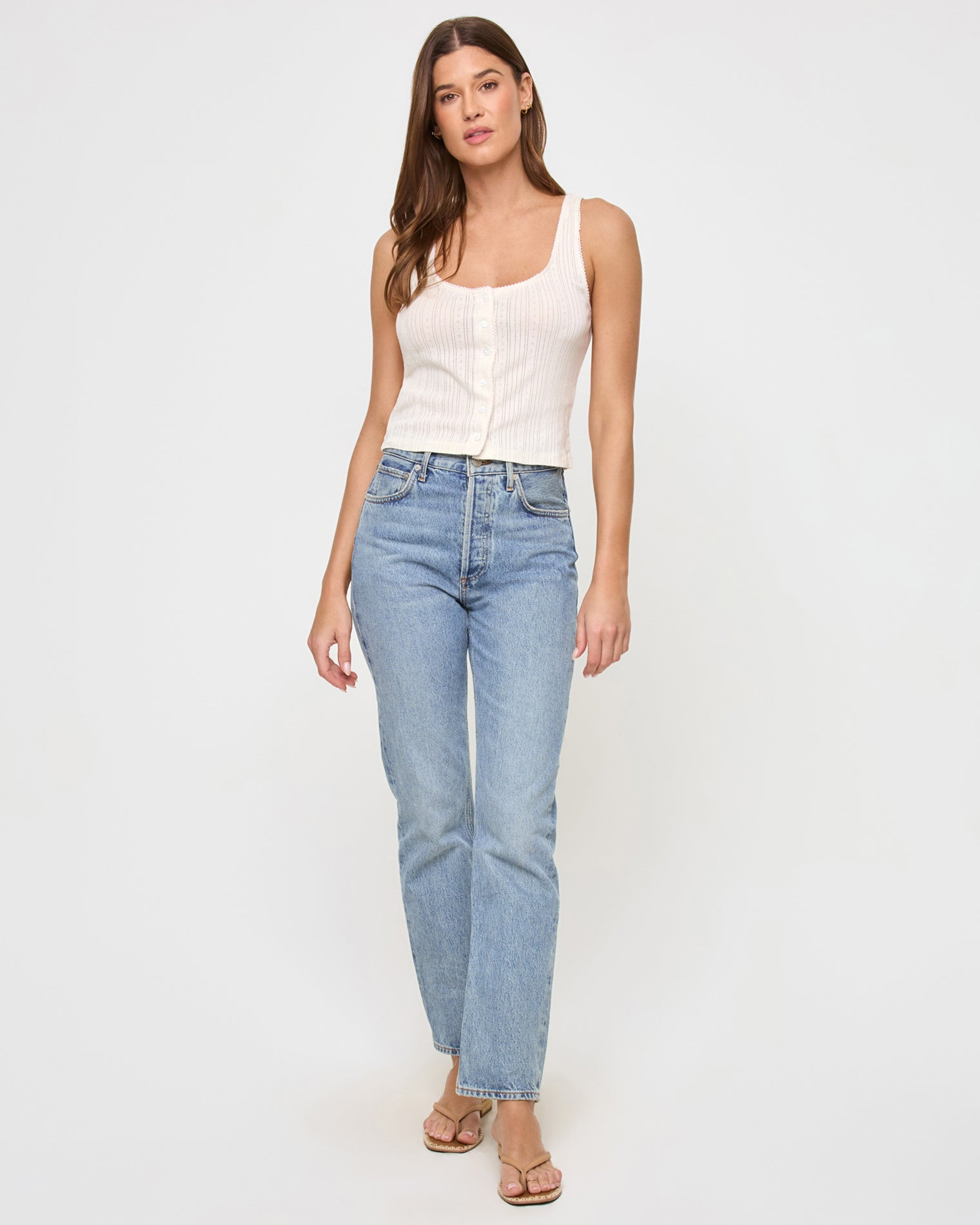 Jeanie Pointelle Tank - 4