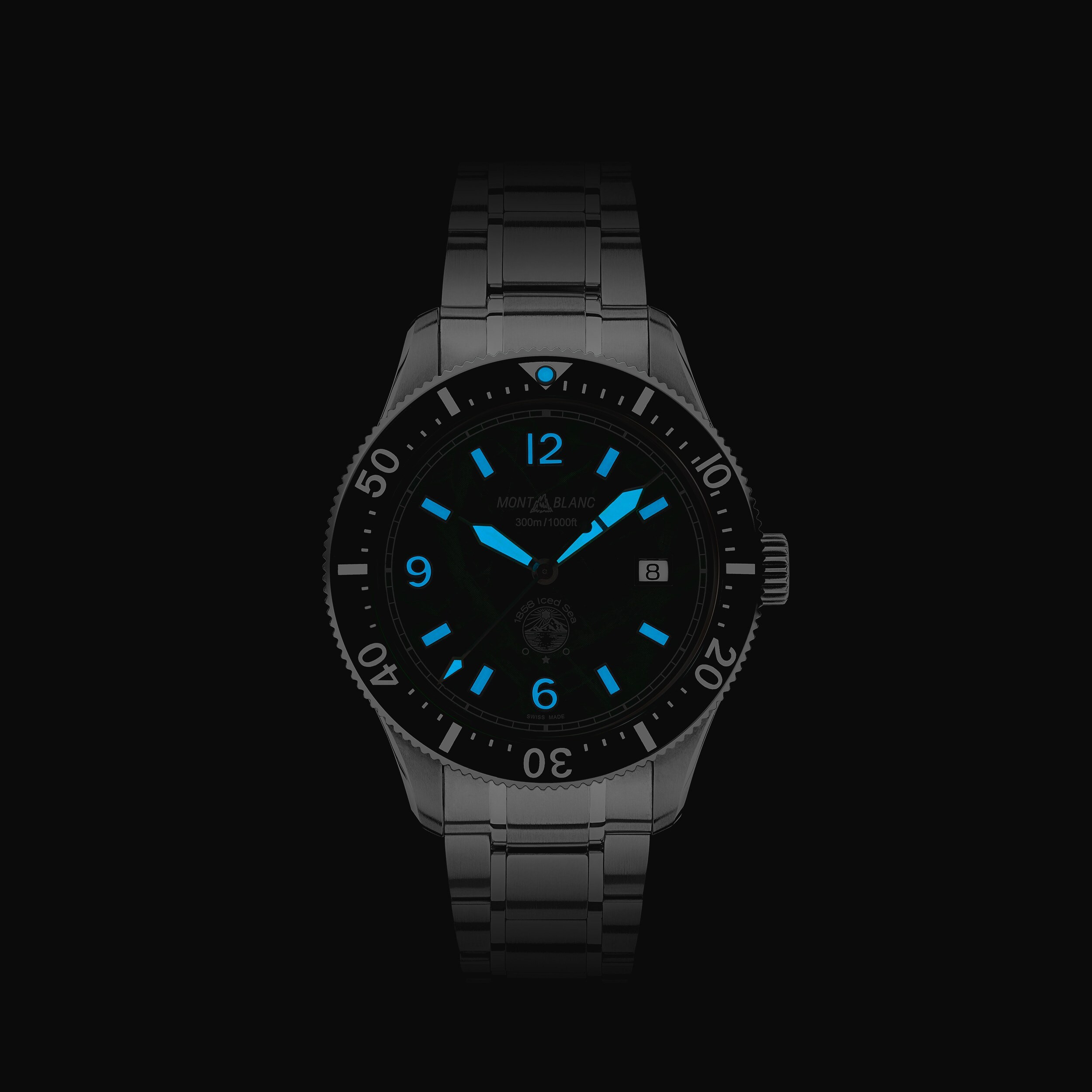 Montblanc 1858 Iced Sea Automatic Date - 9
