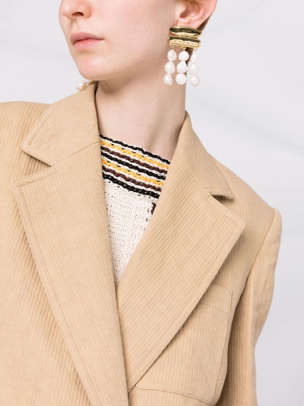 notched-lapel single-breasted jacket - 5