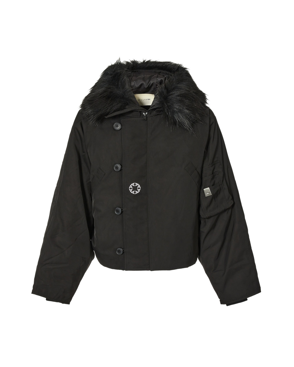 NYLON LOGO PARKA - 1