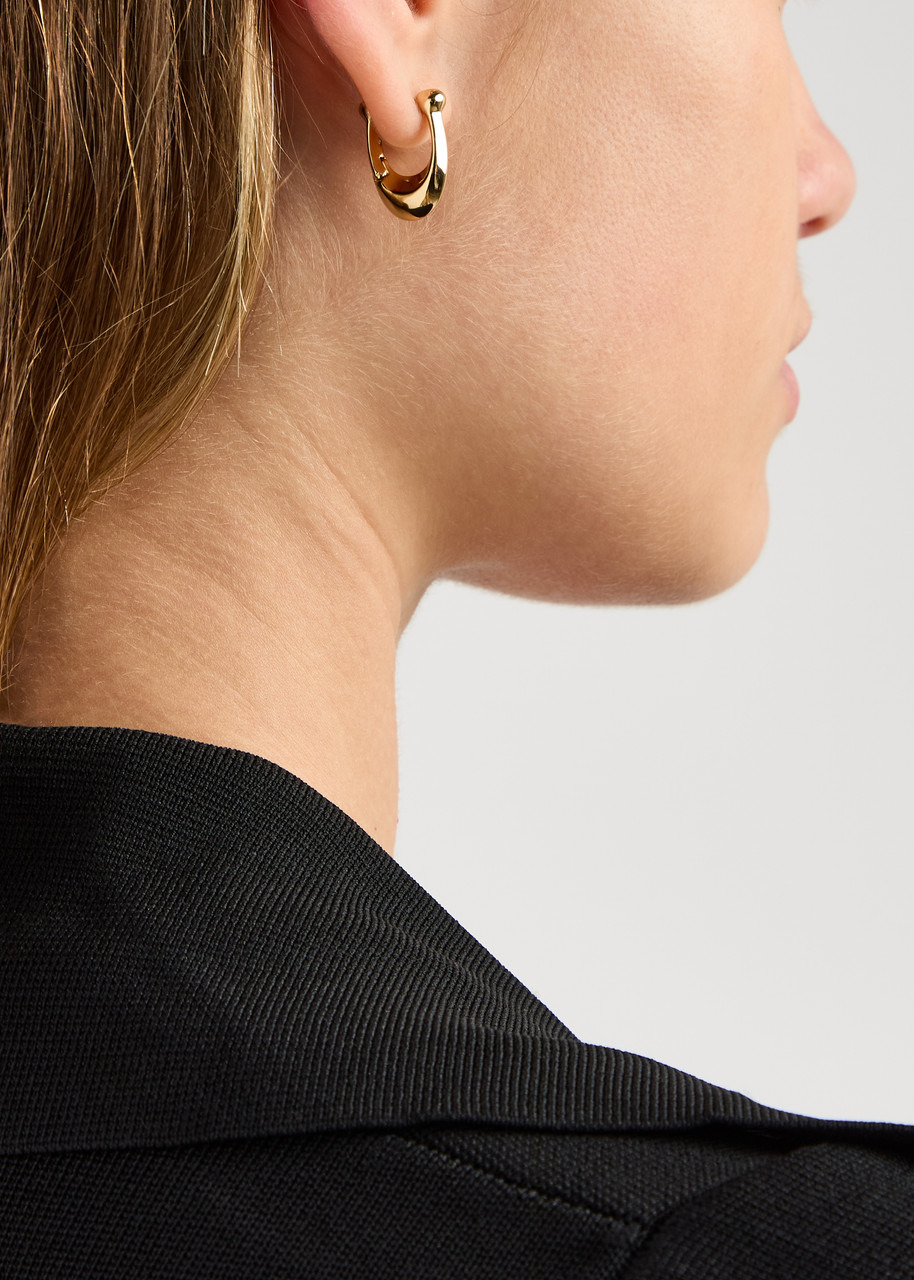Coach Signature C Huggie Hoop Earrings - 2