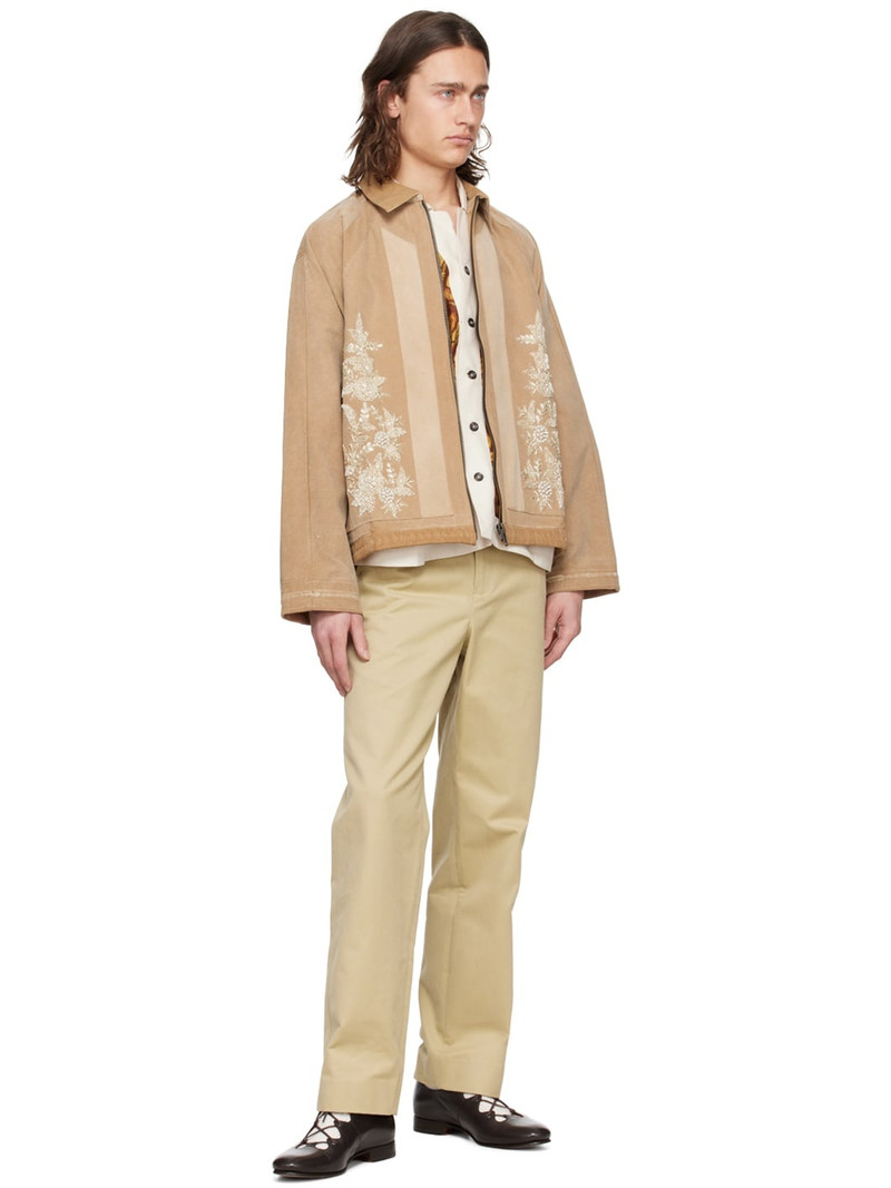 KARTIK RESEARCH Brown & Yellow Paneled Shirt outlook