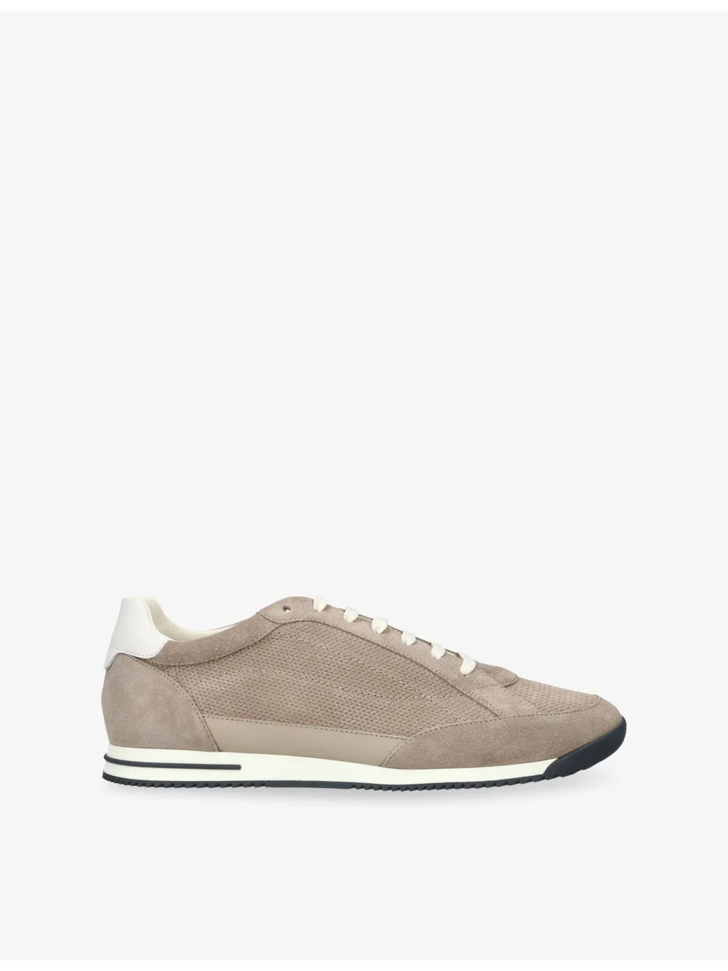 Mixed Suede and Mesh Trainers - 1