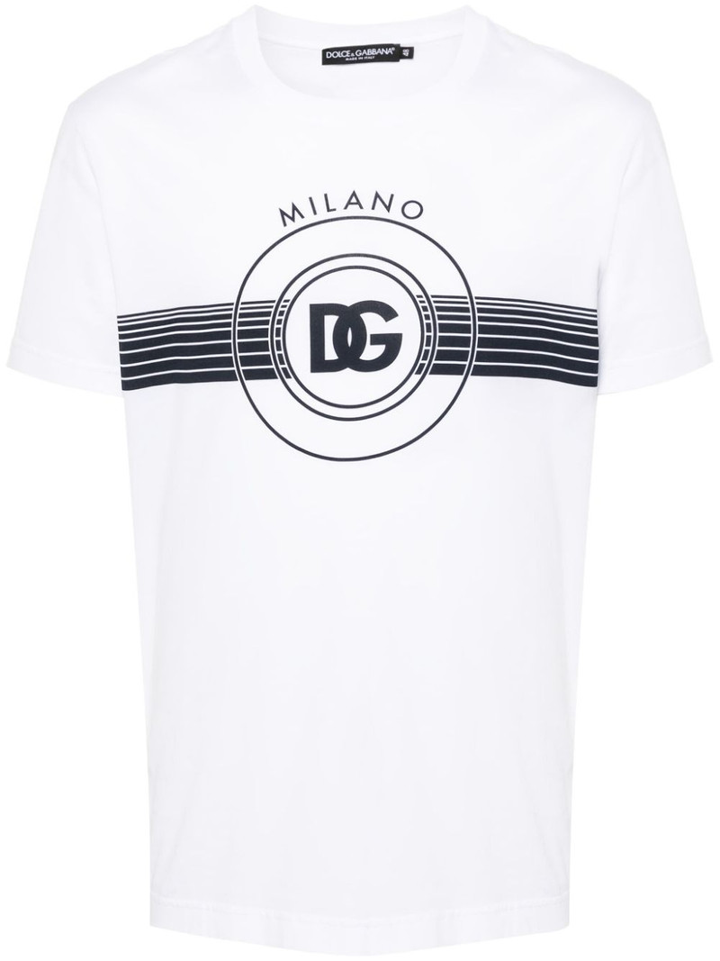 logo-print cotton T-shirt 1