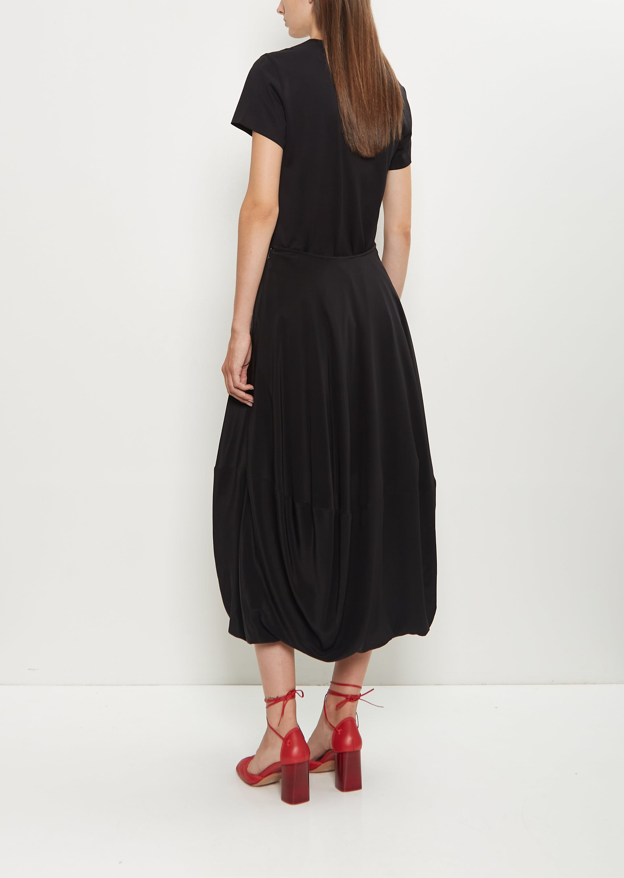 Balloon Silk Skirt - 3