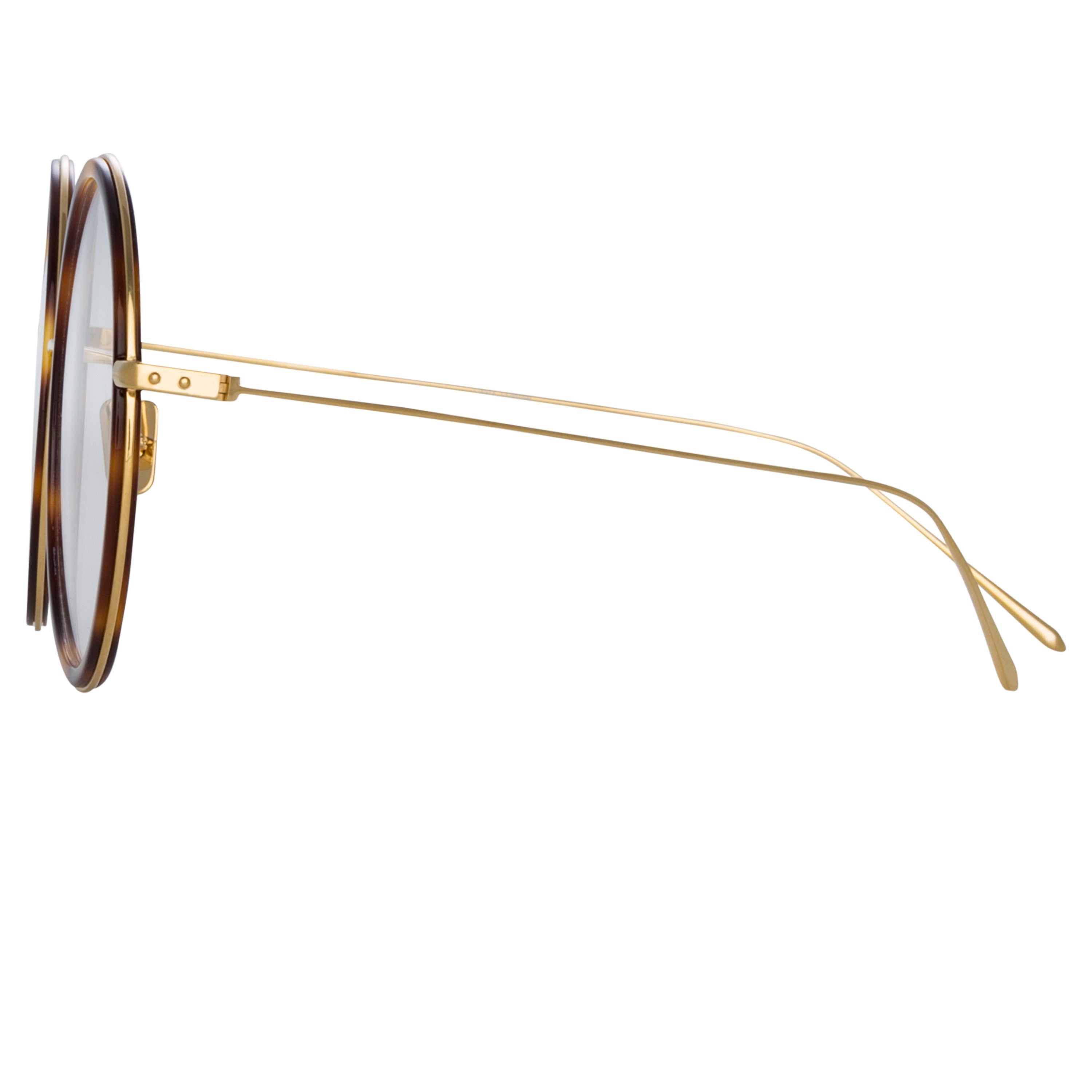 ALESIA A ROUND SUNGLASSES IN TORTOISESHELL - 3