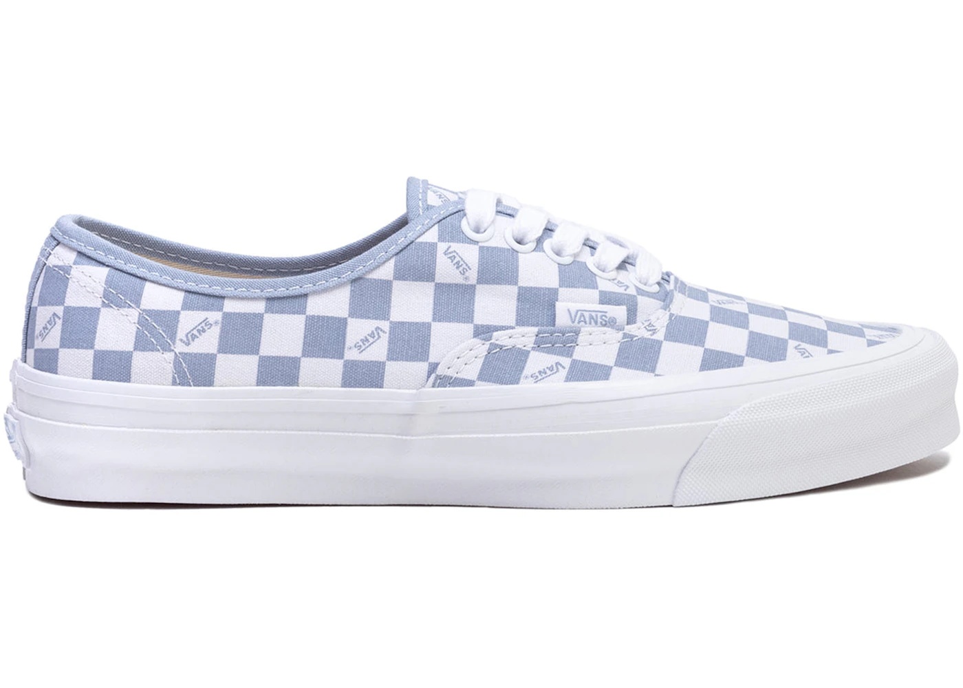 Vans Vault OG Authentic LX Checkerboard White Sky Blue - 1