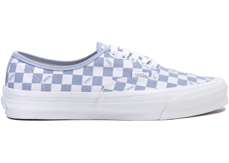 Vans Vault OG Authentic LX Checkerboard White Sky Blue - 1
