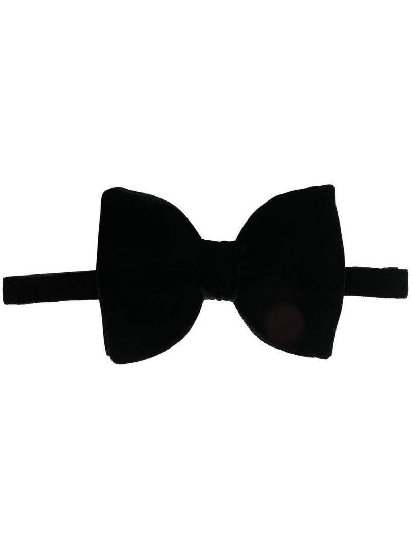 velvet bow tie - 1